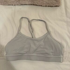 Lululemon white Flow Y sports bra